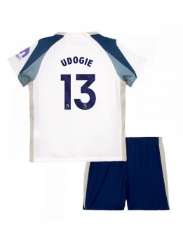 Billige Tottenham Hotspur Destiny Udogie #13 Hjemmedraktsett Barn 2025-26 Kortermet (+ Korte bukser)